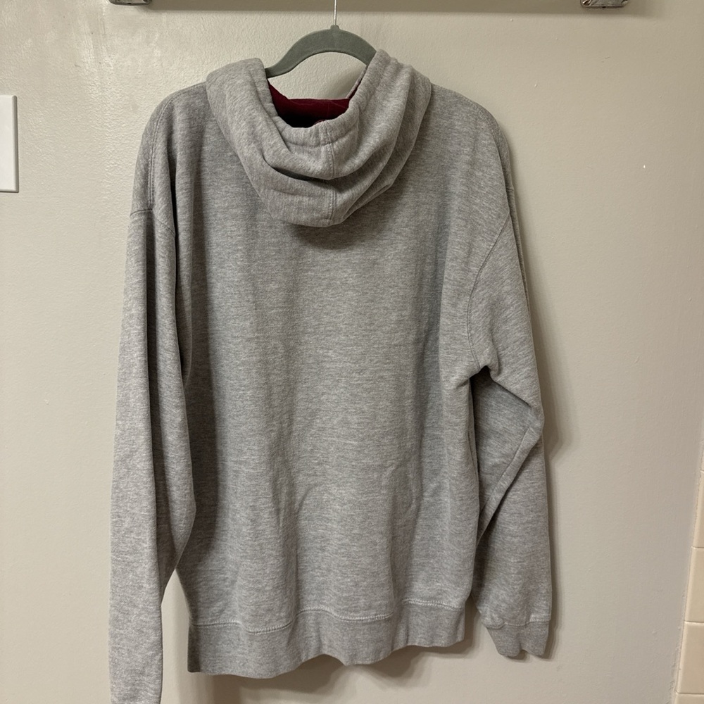 University of Minnesota UMN Gray Grey Vintage Hoodie - Picture 3 of 3